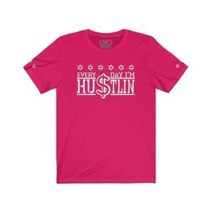 SBC Hustlin Short Sleeve Fuchsia Tee